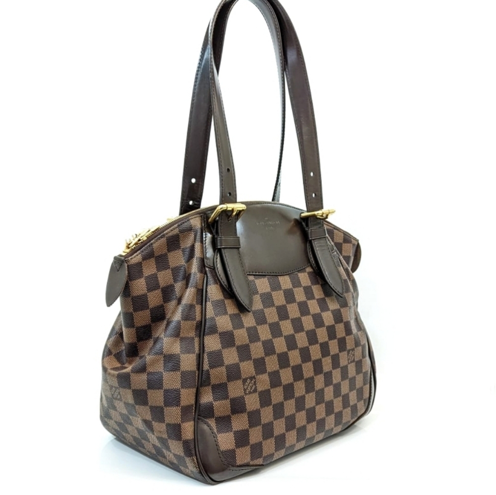 ✨️💎Authentic Louis Vuitton Verona mm Damier Ebene zipp at the top bag - Picture 2 of 16